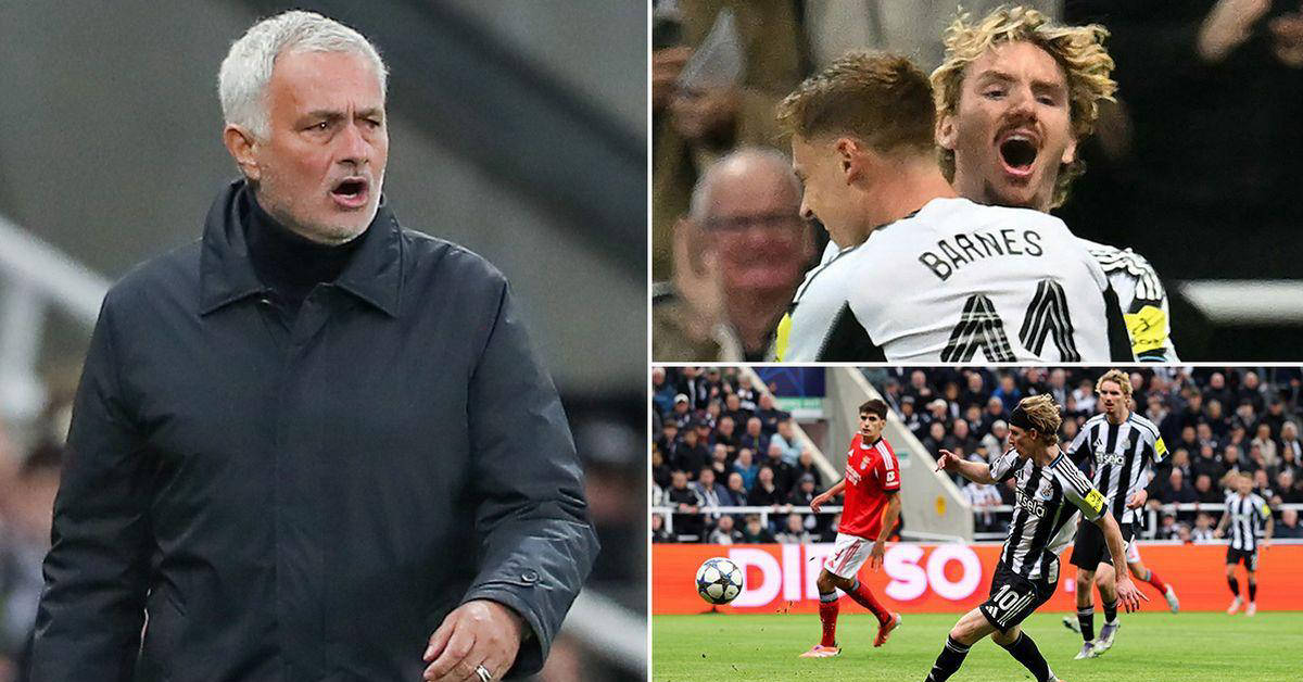 纽卡3-0本菲卡,穆里尼奥入主两连败,言语暗讽纽卡球迷